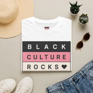Black Culture Rocks T-Shirt — Bold Retro Pride Tee